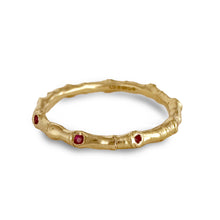 Load image into Gallery viewer, Hebe Twig Eternity Ring with Pink Sapphires