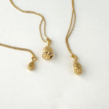 Load image into Gallery viewer, Poppy Seed Pod Pendant Necklace - Medium