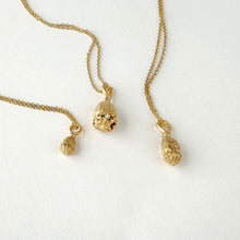 Load image into Gallery viewer, Poppy Seed Pod Pendant Necklace - Small