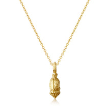 Load image into Gallery viewer, Poppy Seed Pod Pendant Necklace - Small