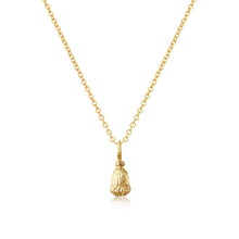 Load image into Gallery viewer, Poppy Seed Pod Pendant Necklace - Tiny