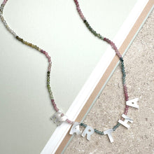 Load image into Gallery viewer, Mother of Pearl Name Necklace