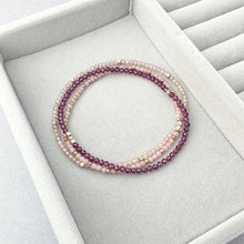 Load image into Gallery viewer, Sapphire Bracelet with 10 Solid Gold Nugget Beads and blue sapphire