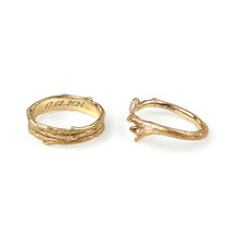 Load image into Gallery viewer, Willow Twig Triple Branch Ring in 9 carat solid gold