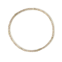 Load image into Gallery viewer, Gemstone Beaded Bracelet with Scattered Solid Gold Nugget Beads