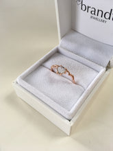 Load image into Gallery viewer, Willow Twig Engagement Ring in 9 Carat Gold with Oval Moissanite