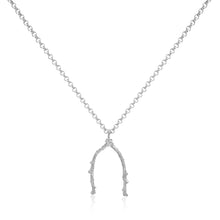 Load image into Gallery viewer, Barberry Wishbone Pendant Long Necklace