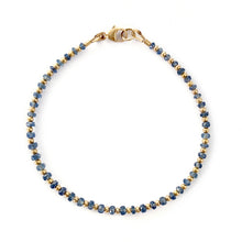 Load image into Gallery viewer, Blue Sapphire Beaded Bracelet