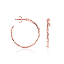 Load image into Gallery viewer, Twig Hoop Earrings