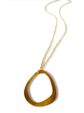 Load image into Gallery viewer, Eternal Ring Extra Long Necklace with Large Pendant