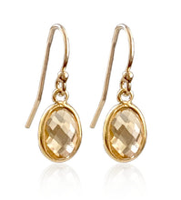 Load image into Gallery viewer, Citrine Drop Earrings