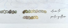 Load image into Gallery viewer, Sapphire Smooth Briolette Drop Necklace with Gold Chain