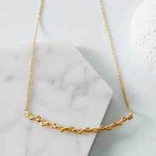 Load image into Gallery viewer, Conifer Leaf Curve Necklace