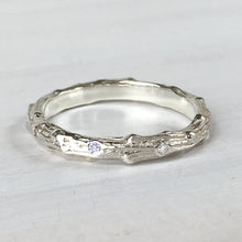 Load image into Gallery viewer, Cypress Twig Diamond Eternity Ring in 9 carat Gold