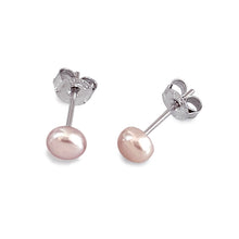 Load image into Gallery viewer, Freshwater Pearl Ear Studs - small