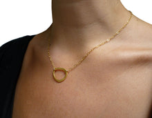Load image into Gallery viewer, Eternal Ring Single Charm Necklace