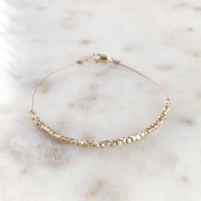 Load image into Gallery viewer, Nugget Bead Bracelet in 9 carat gold