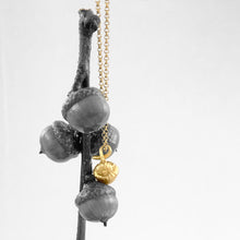 Load image into Gallery viewer, Oak Acorn Pendant Necklace in sterling silver or gold plated silver