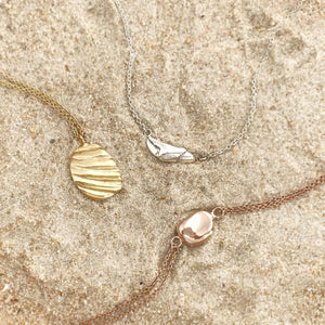 Paradiso Solid Gold Shell Fragment Necklace