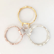 Load image into Gallery viewer, Twig Statement Ring with Square Cushion Cut Citrine or Amethyst