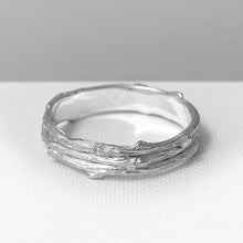 Load image into Gallery viewer, Willow Twig Triple Branch Ring in Sterling Silver