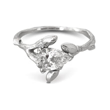 Load image into Gallery viewer, Willow Twig Engagement Ring in 18 carat Gold with Pear Cut Lab Grown Diamond