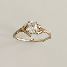 Load image into Gallery viewer, Willow Twig Engagement Ring in 9 Carat Gold with Oval Moissanite