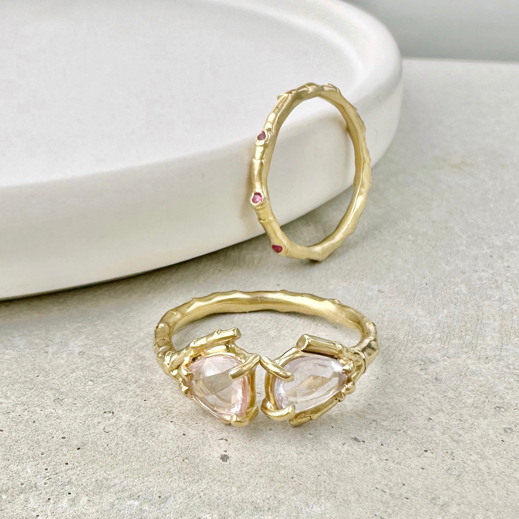 Experimenting with new jewellery photography setup