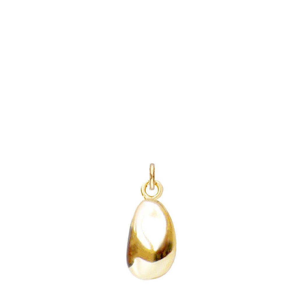 Paradiso Solid Gold Pebble Charm