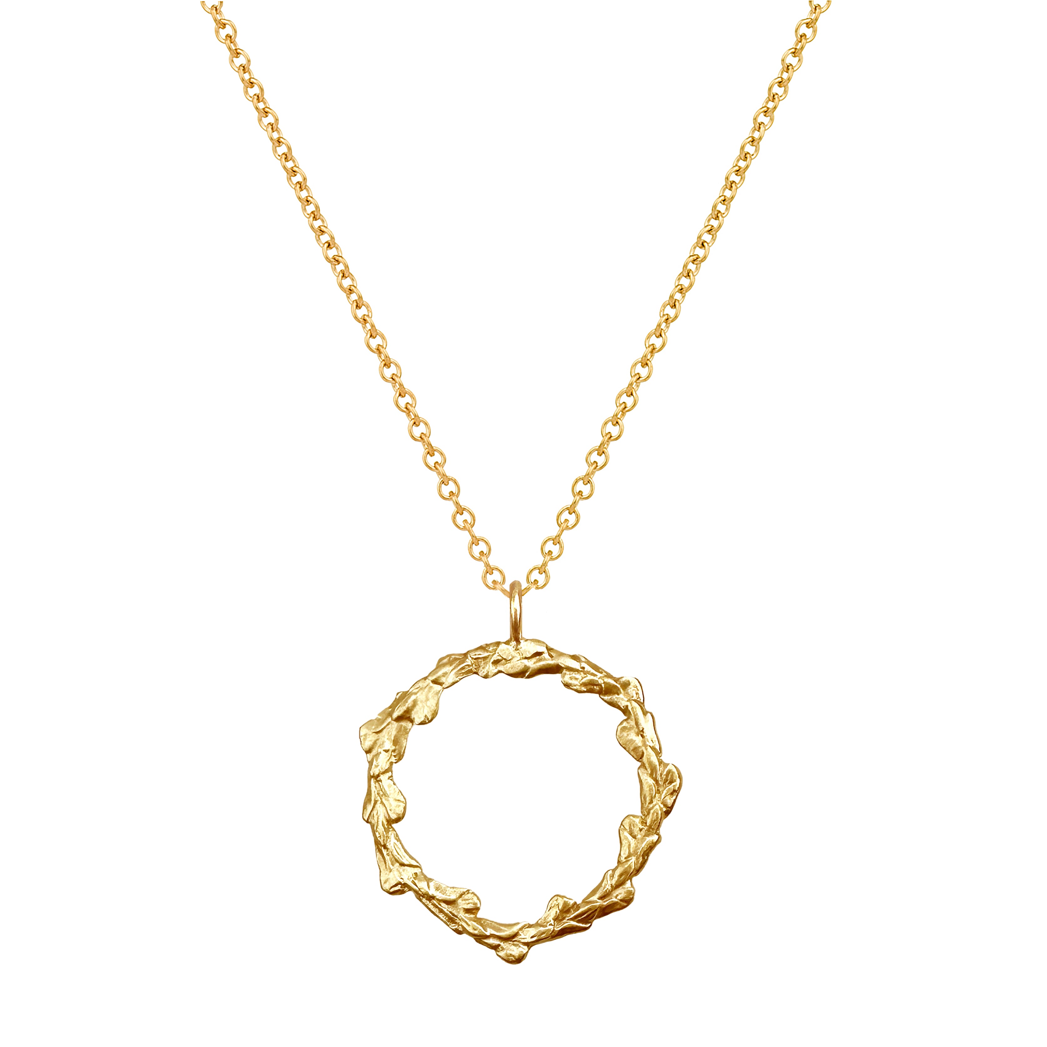 Cypress Leaf Pendant Necklace