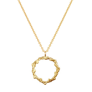 Cypress Leaf Pendant Necklace