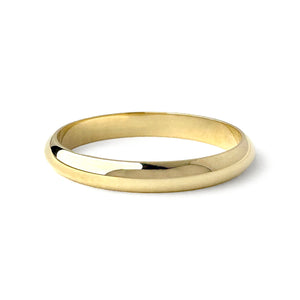 Classic Wedding Ring D Shape 3mm Band