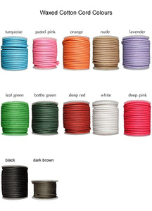 Paradiso Large Shell Fragment Cotton Cord Necklace