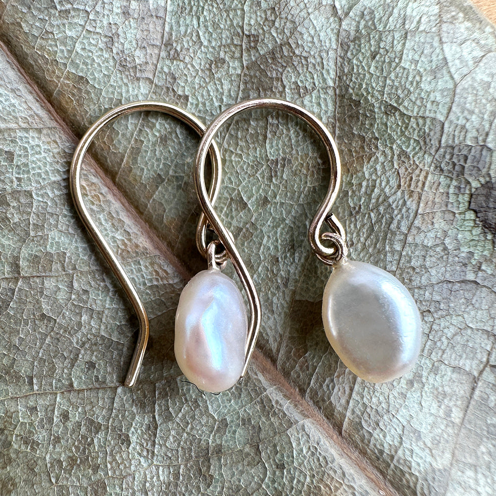 Freshwater Pearl Small Drop Earrings