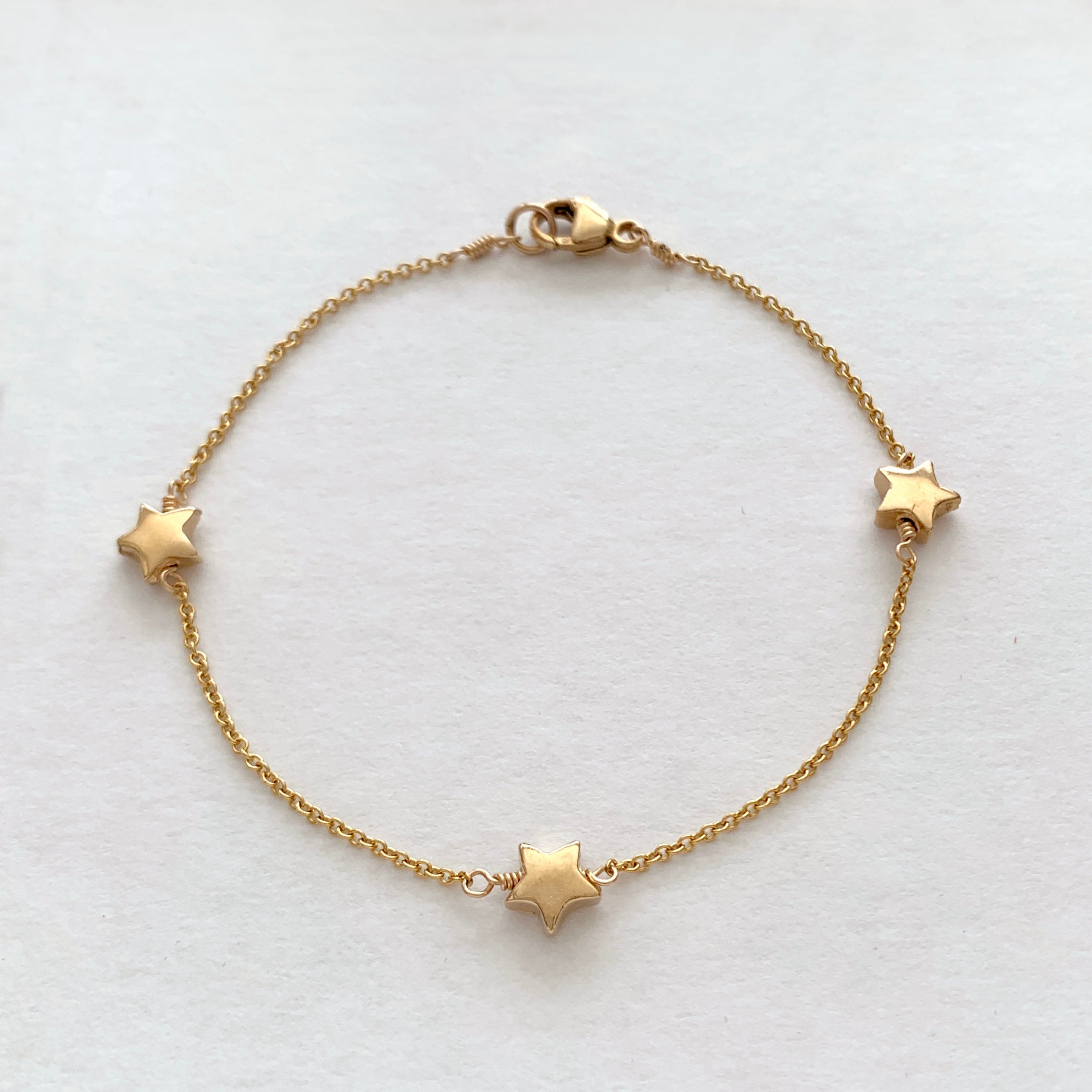 Little Heart Bracelet in Solid Gold