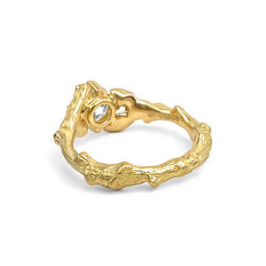 Twig Engagement Ring With Lab Grown Diamond