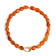 Load image into Gallery viewer, Paradiso Pebble Stretch Bracelet with Carnelian

