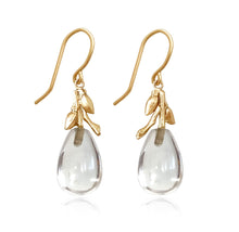 Load image into Gallery viewer, Willow Twig Drop Earrings in Solid Gold
