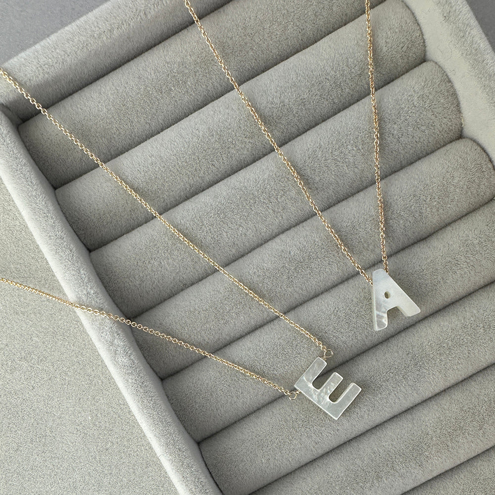 Alphabet Charm Necklace