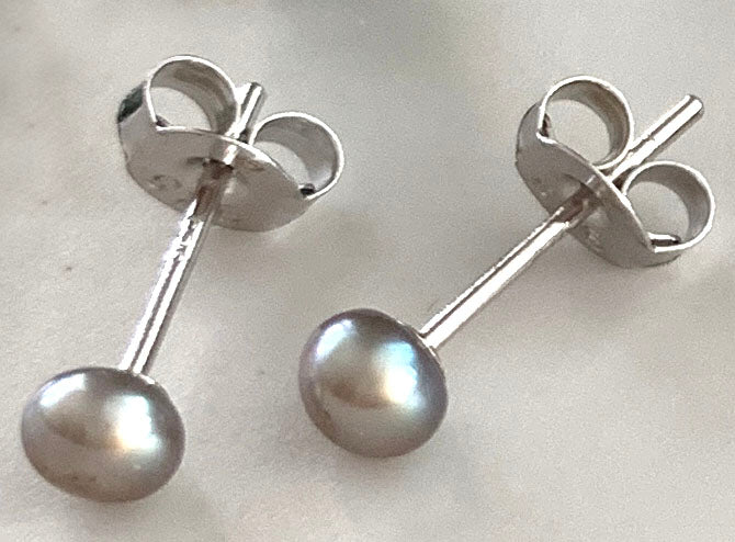 Freshwater Pearl Ear Studs - small