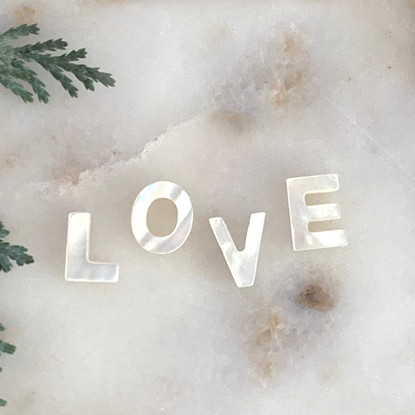 Alphabet Charm Necklace 4 Letters