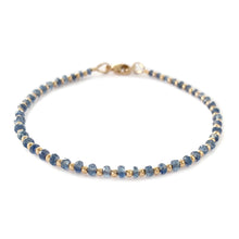 Load image into Gallery viewer, Blue Sapphire Beaded Bracelet
