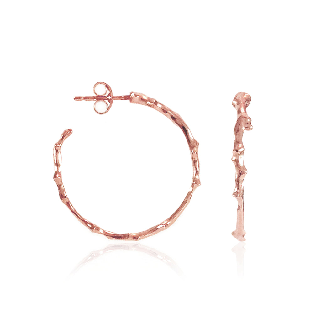 Twig Hoop Earrings