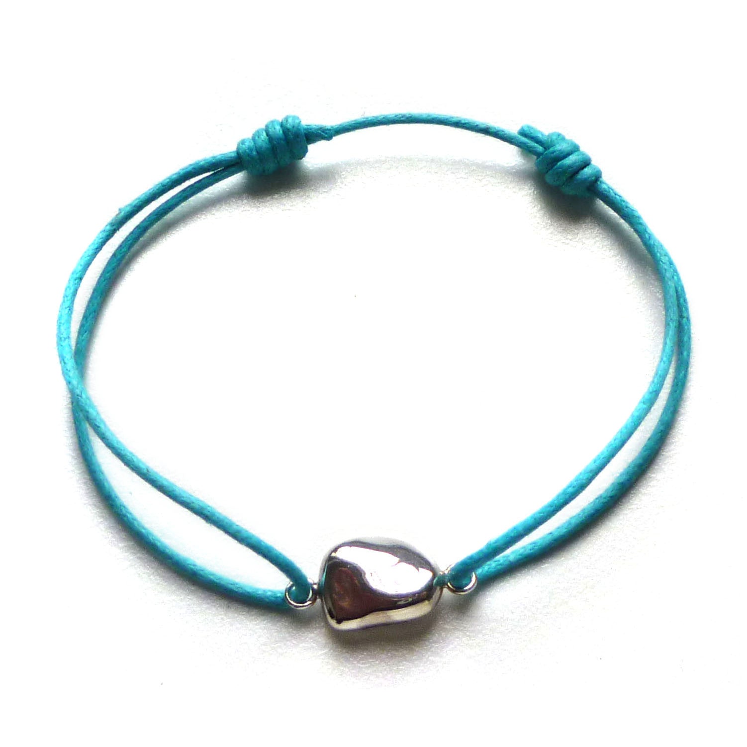 Paradiso Pebble Friendship Bracelet in Solid 9 Carat Gold