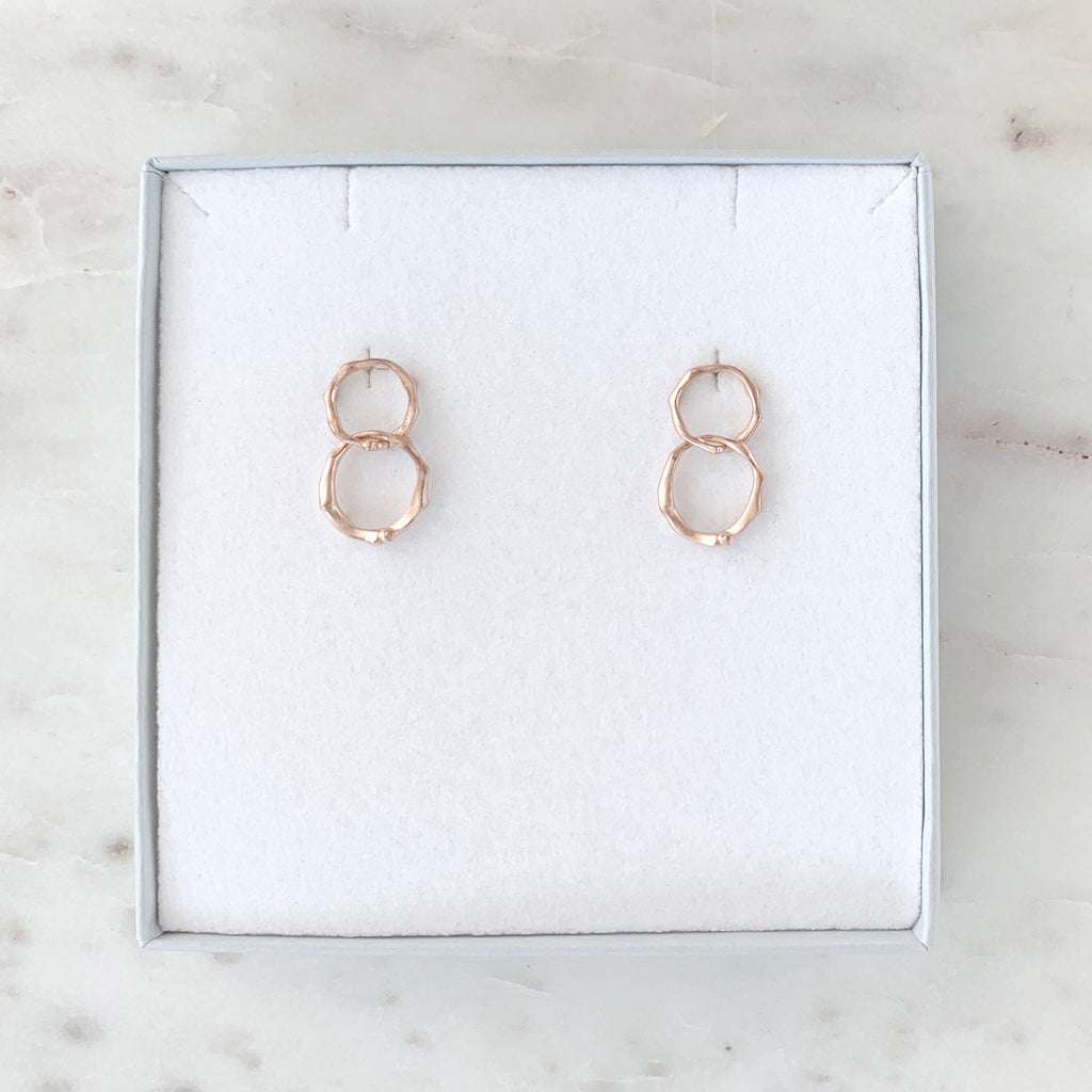Twig infinity Link Earrings