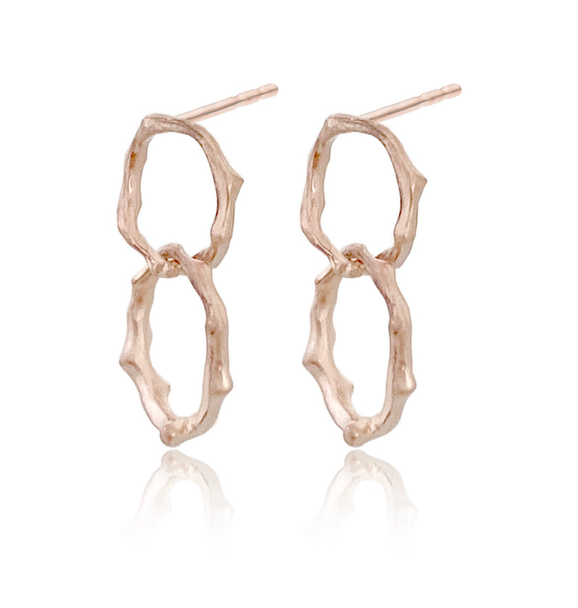 Twig infinity Link Earrings