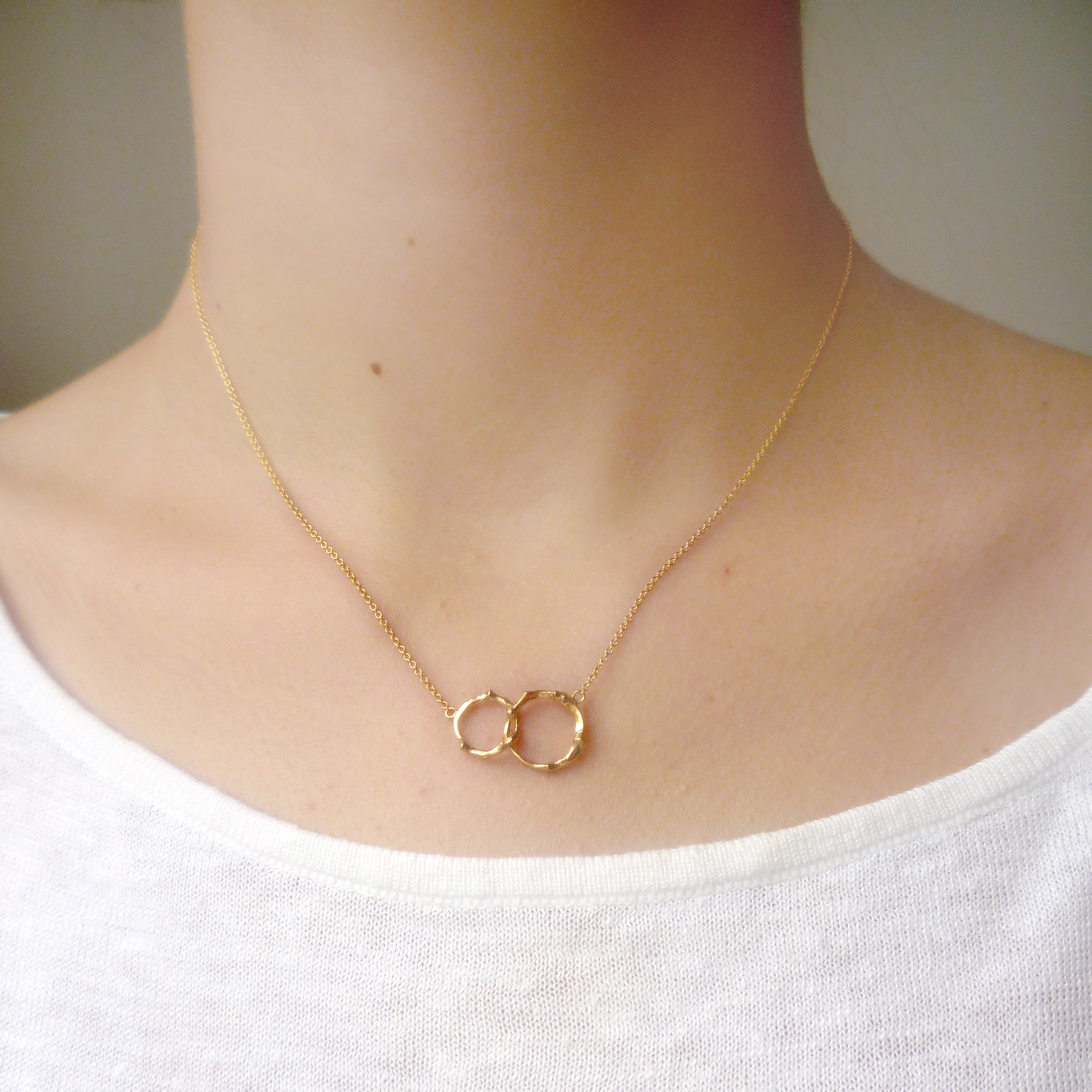 Cherry Twig Infinity Necklace