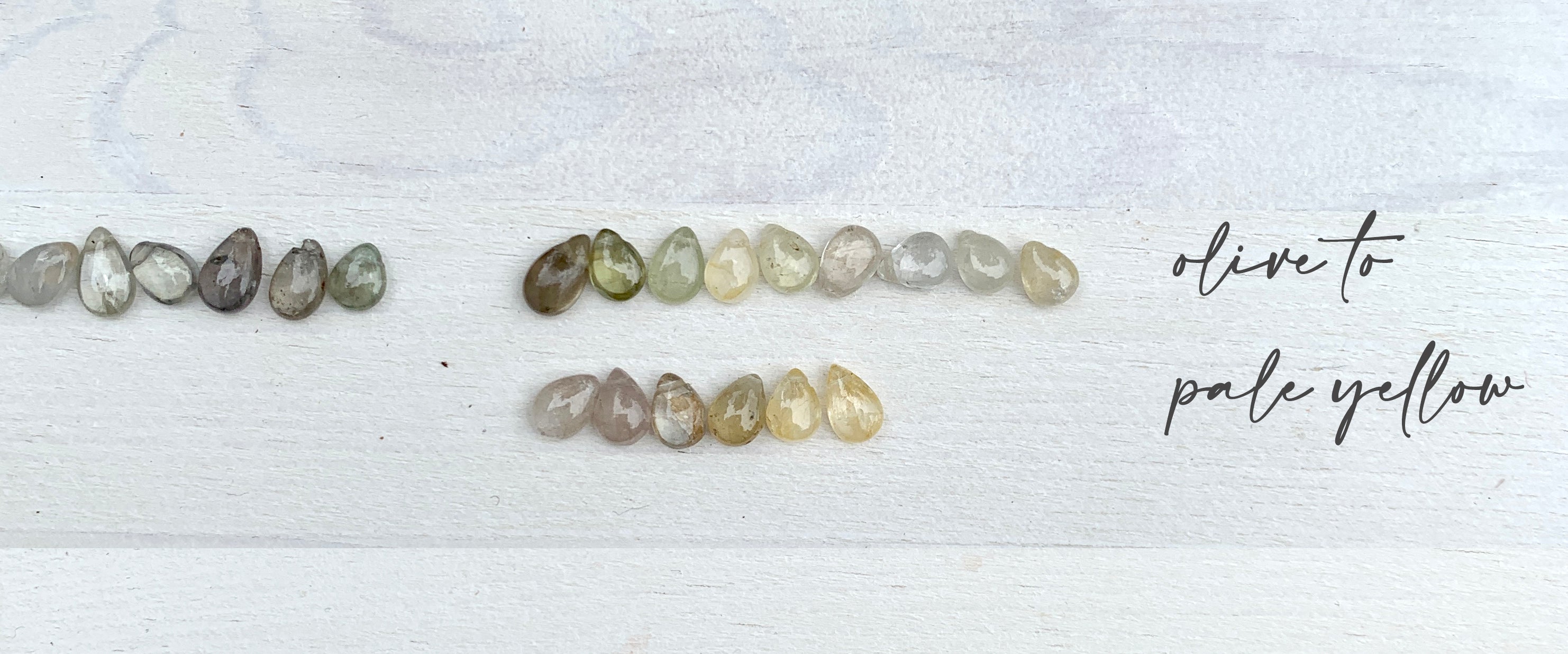 Sapphire Smooth Briolette Stud Earrings