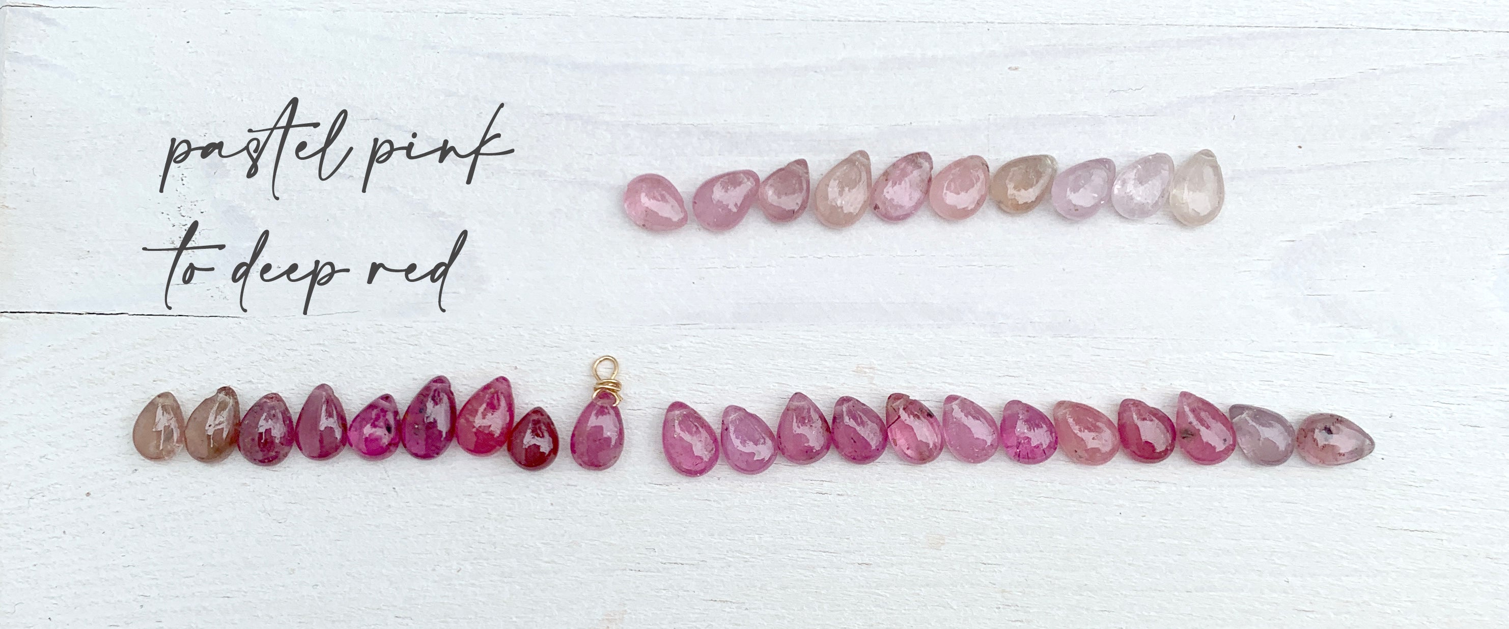 Sapphire Smooth Briolette Drop Earrings