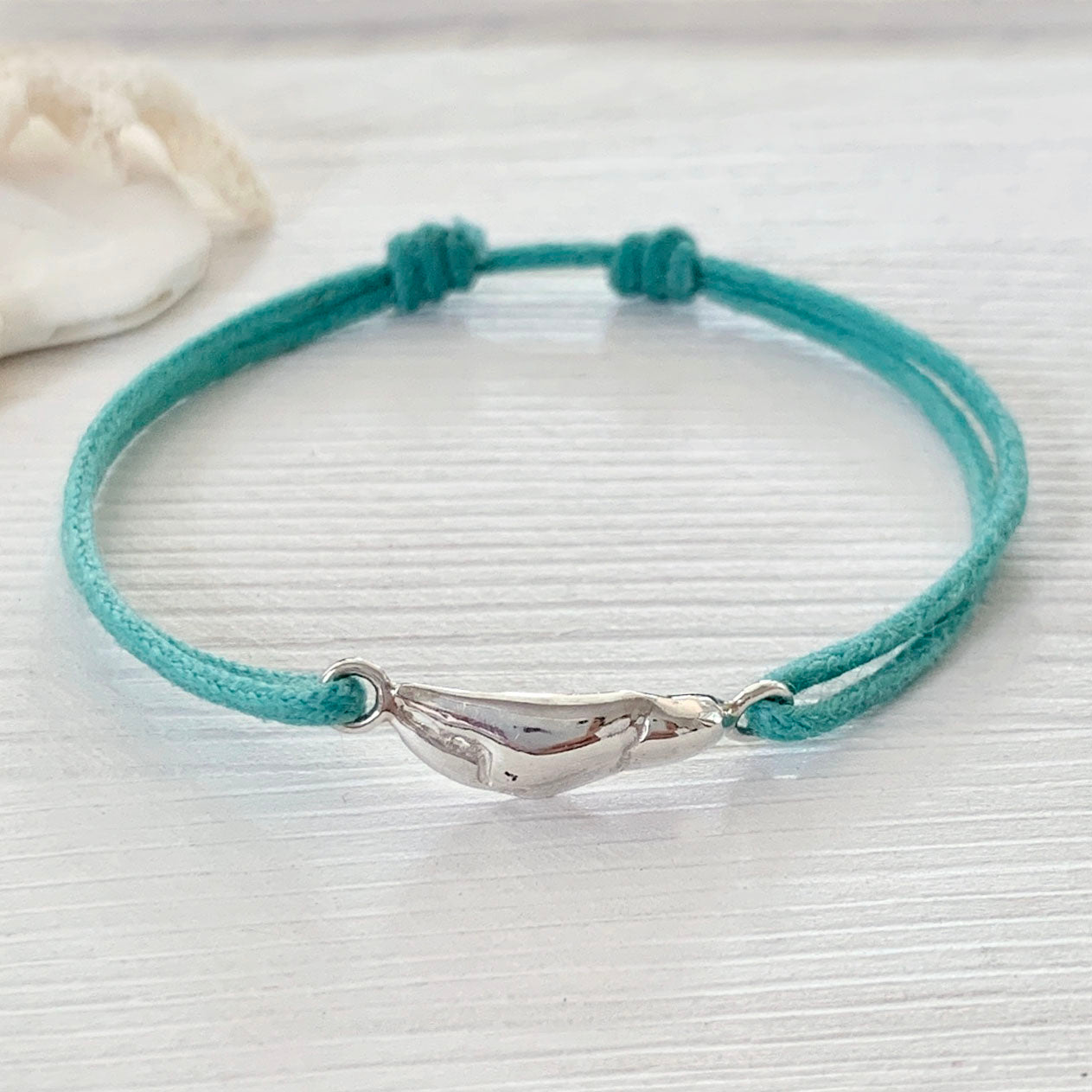 Paradiso Crab Claw Friendship Bracelet in Sterling Silver